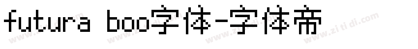 futura boo字体字体转换
